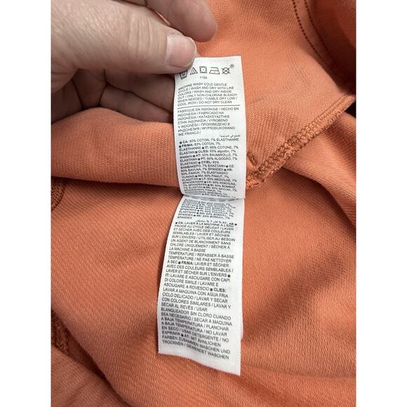 Athleta Farallon Skirt Peach Color Tie Waist‎ Cotton Knit Pockets Skort Xl - Picture 5 of 6